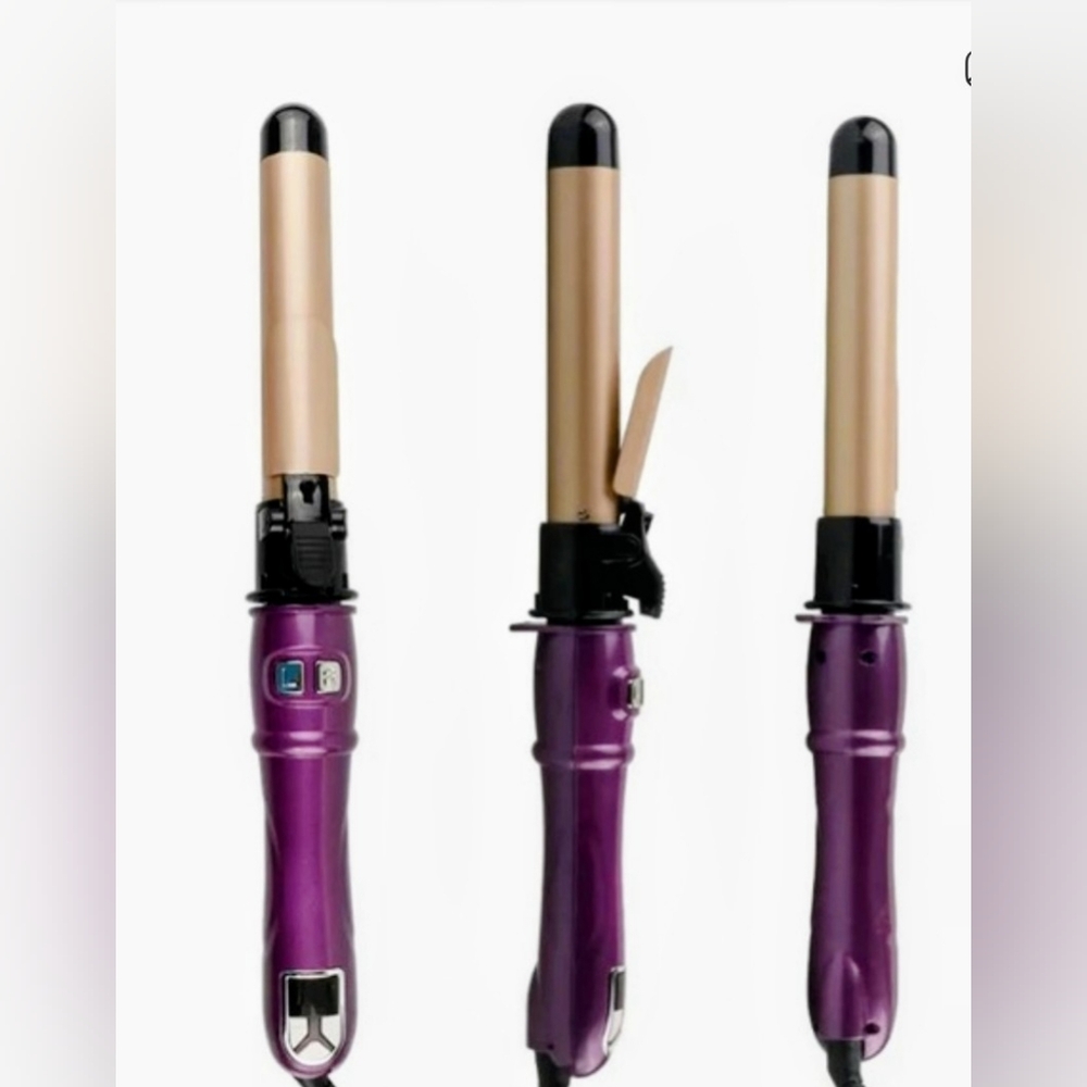 Purple and Gold Curling Iron